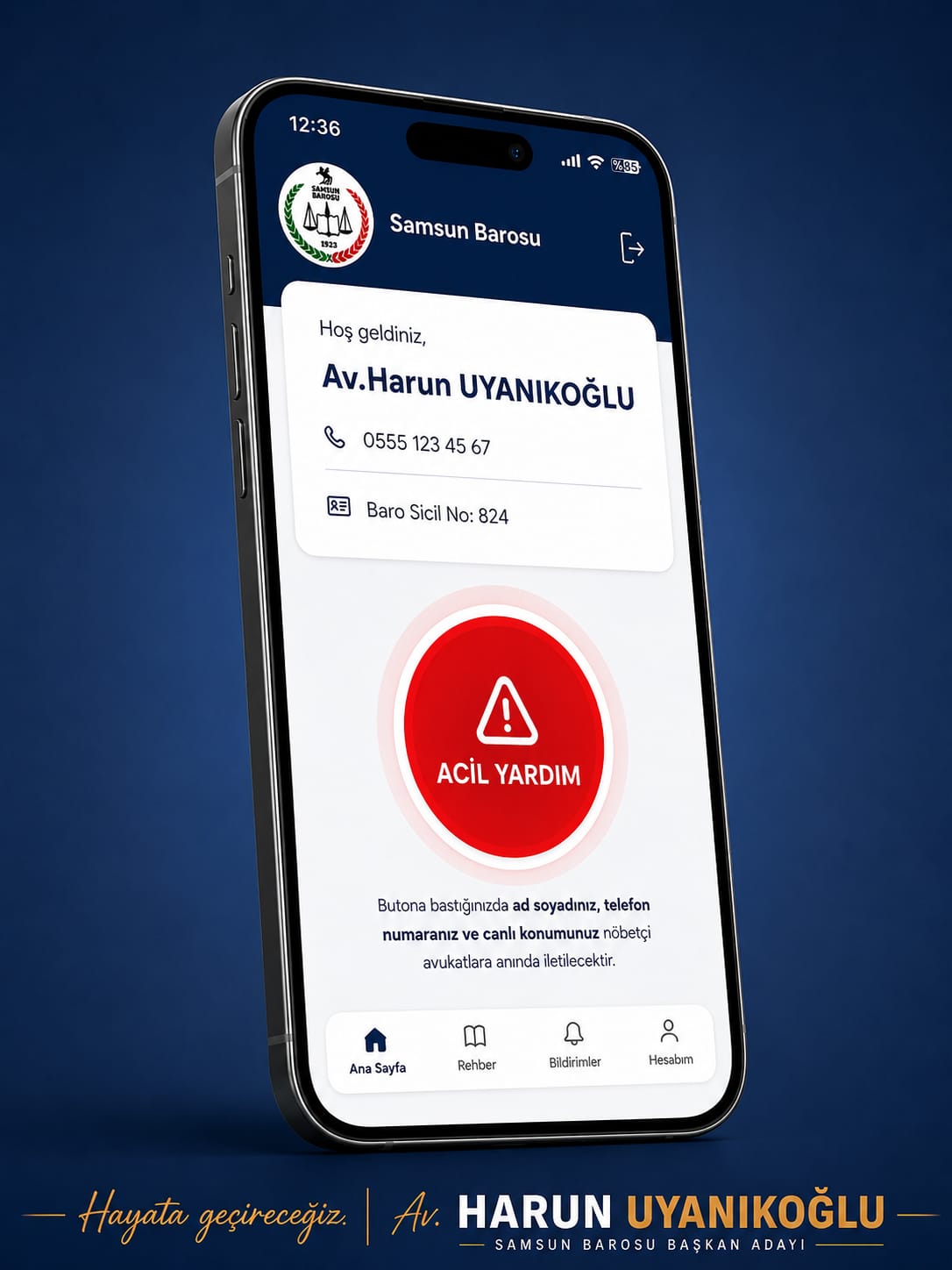 Acil Yardım Çağrı Butonu